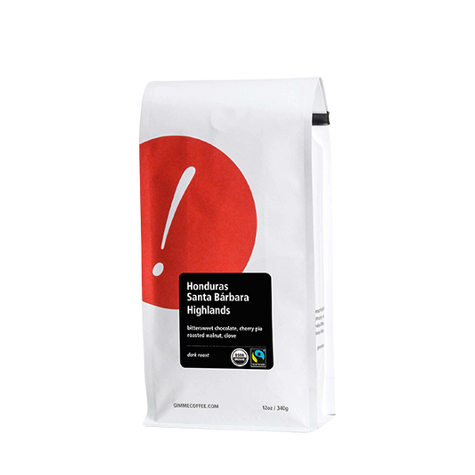 Honduras Santa Barbara Highlands Dark Org FT 12 oz - Coffee Selection for Fresh Daily Preparation