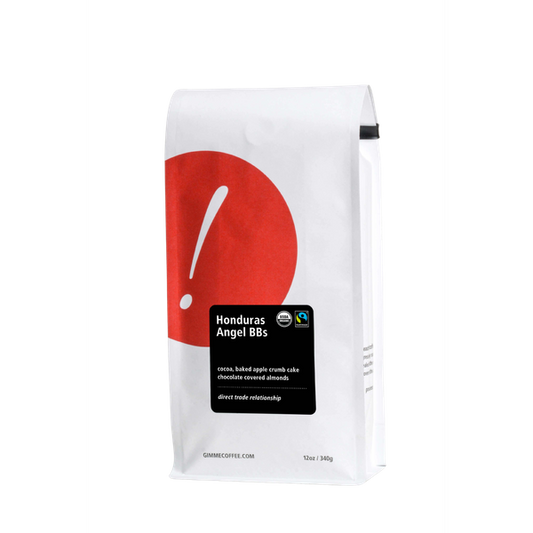 Honduras Angel BBs Fairtrade Organic 12 oz - Coffee Selection for Fresh Daily Preparation