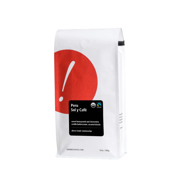 Peru Sol Y Cafe Fairtrade Organic 2 lb - Coffee Selection for Fresh Daily Preparation