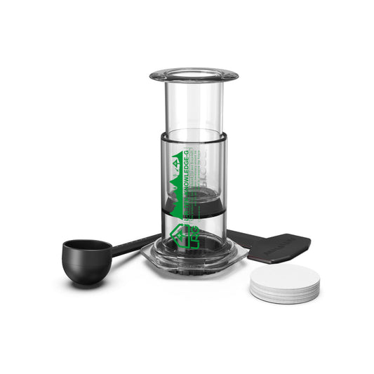 AeroPress Clear Coffee Press - LRG - Portable Coffee Maker for Home and Travel
